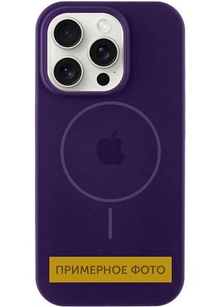 Чехол silicone case full protective (aa) with magsafe для apple iphone 16 (6.1") фиолетовый / amethyst