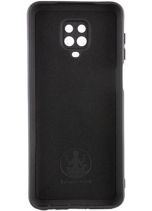 Чохол tpu getman liquid silk full camera для xiaomi redmi note 9s / note 9 pro / note 9 pro max чорний / black 2