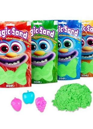 Кинетический песок "magic sand", 350 г (зеленый)