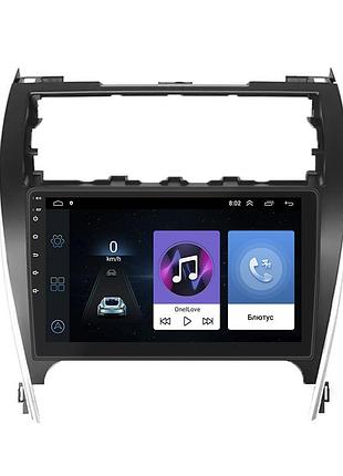 Штатная магнитола lesko для toyota camry (usa) vii (v55) 2011-2015 экран 10" 1/16gb wi-fi gps base 2шт