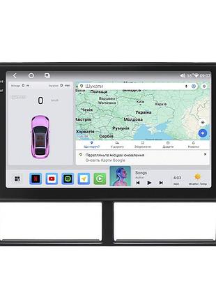 Штатная магнитола 9" lesko для jeep grand cherokee ii (wj) 1998-2004 4/64 qled carplay gps 360 prime 2шт
