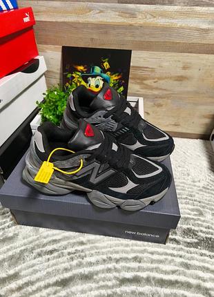 Кросівки new balance 9060 чорні з сірим люкс 🔥
