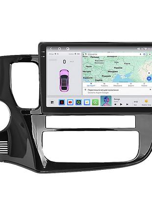 Штатная магнитола 10" lesko для mitsubishi outlander iii рестайлинг 2014-2015 4/64 qled carplay prime 1шт