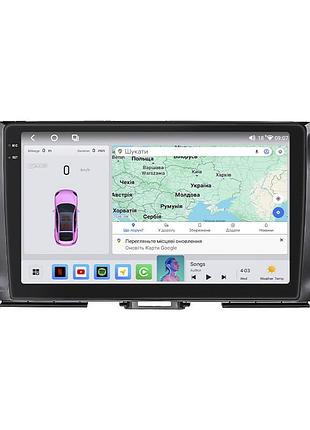 Штатна магнітола 10" lesko для toyota highlander iii (u50) 2013-2016 4/64 qled carplay 360 prime 1 шт.