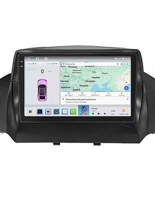 Штатная магнитола lesko для ford kuga ii 2012-2016 экран 9" 4/64 qled carplay 4g wi-fi gps 360 prime 2шт