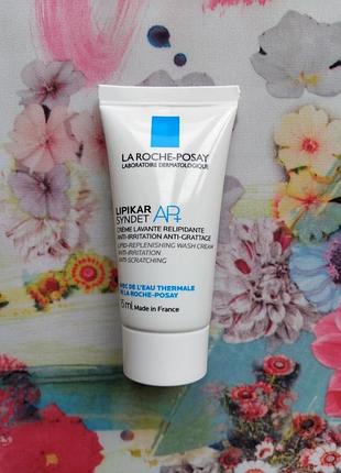 La roche-posay lipikar syndet ap +липиподостановочный очищающий крем-гель для лица и тела