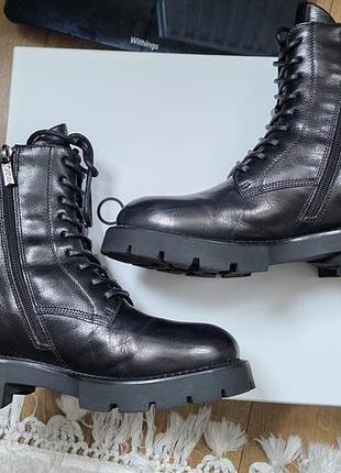 Женские зимние кожаные ботинки estro 36 размер новые с чеком