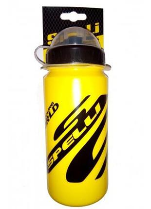 Фляга spelli swb-528m 600мл желтый (swb-528-m-yellow)