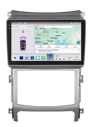 Штатна магнітола lesko для hyundai ix55 2008-2013г 9" 4/64 qled carplay 4g wi-fi gps 360 prime шт.