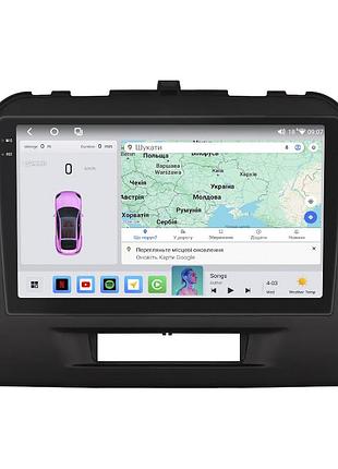 Штатная магнитола lesko для suzuki vitara ii 2014-2019 экран 9" 4/64 qled carplay 4g wi-fi gps 360 prime 2шт