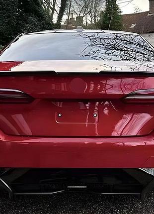 Диффузор заднего бампера gloss black (для m-sport) для bmw 5/i5 серия g60/g60e/g61 2023- гг