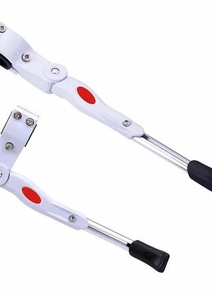 Подножка dn bs-562-1wh боковая на перо рамы, 24"-27,5" белая (bs-562-1wh)