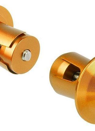 Заглушки в руль m-wave alu золотистый (c-kr-0131)