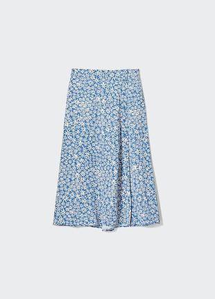 Новая юбка в принт ромашки от uniqlo