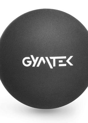 Масажний м'яч gymtek 63 мм силіконовий чорний