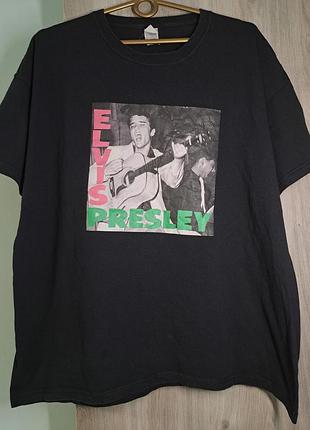 Вінтажна футболка elvis presley — дебютний альбом (fruit of the loom, xl)