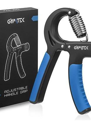 Еспандер регульований gymtek 10-40кг чорно-синій
