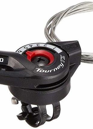 Монетка shimano sl-tz500 права 6 шв. чорний (28122)