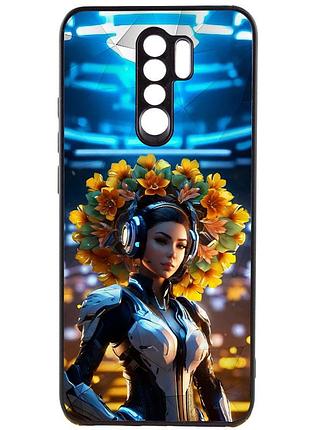Tpu+pc чохол prisma ladies для xiaomi redmi note 8 pro cyberpunk