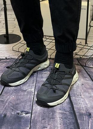 Кроссовки salomon breezer vent tt, серые (стрейч-сетка)