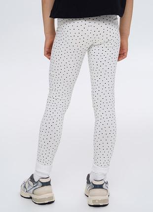 Лосини для дівчинки молочні, 152 2