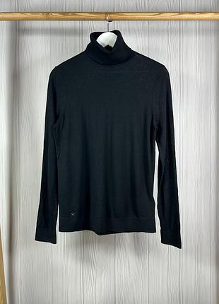 Polo ralph lauren black label гольф водолазка з шовку та модалу l