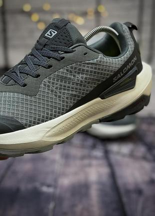 Кроссовки salomon elixir activ, серые 2