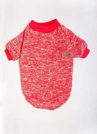 Джемпер для котов и кошек pet style "classic" красный 2 l