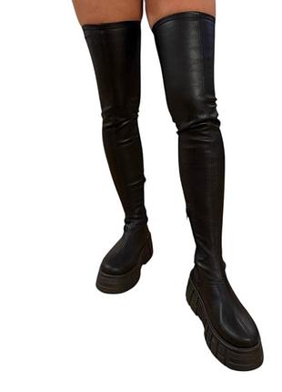 Asos ботфорты женские ботинки черные р 39
