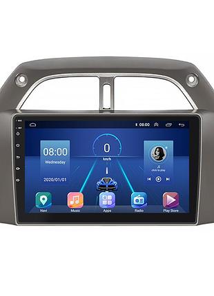 Штатная магнитола lesko toyota rav4 ii (xa20) 2000-2003 экран 9" 2/32gb 4g wi-fi gps top 7шт