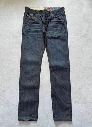 Чоловічі джинси 30х32 river island holloway road indigo denim jeans y2k вінтаж