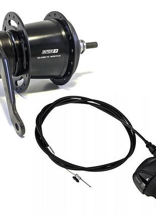 Втулка задняя shimano nexus sg-c3001-7c, 7-шв, 36 черная (91986)