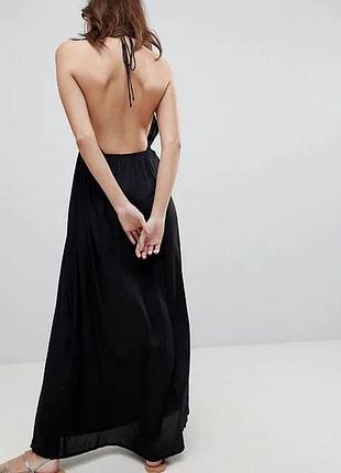 Довга легка пляжна сукня з відкритою спиною asos