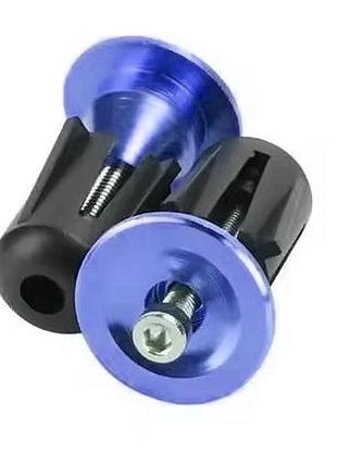 Заглушки в руль grip alu синий (grip-blue)