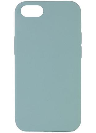 Чехол silicone case full protective (aa) no logo для apple iphone se (2020) бирюзовый / turquoise