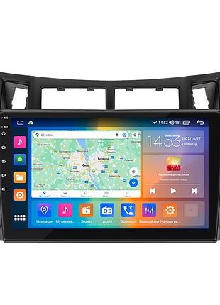 Штатная магнитола lesko для toyota vitz ii (xp90) 2005-2011 ips 9" 2/32gb carplay 4g wi-fi gps prime 5шт