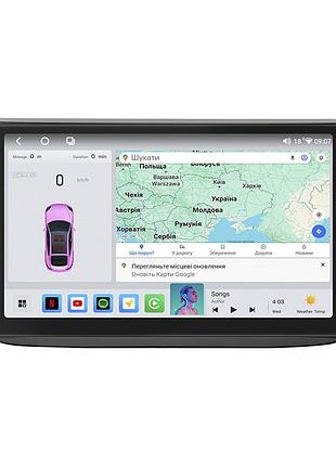 Штатная магнитола lesko для fiat 500 ii 2007-2015 экран 9" 4/64 qled carplay 4g wi-fi gps 360 prime 2шт
