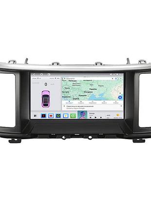 Штатная магнитола 9" lesko для nissan pathfinder iv рестайлинг 2016-2020 4/64 qled carplay gps 360 prime 2шт