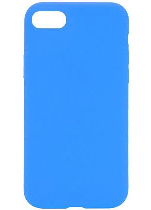 Чехол silicone case full protective (aa) no logo для apple iphone 6/6s (4.7") голубой / blue