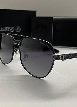 Мужские солнцезащитные очки chrome hearts 5078 black