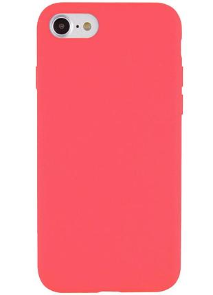 Чехол silicone case full protective (aa) no logo для apple iphone 6/6s (4.7") арбузный / watermelon red