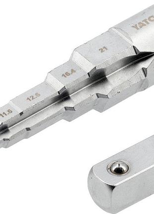 Ключ ступеневий yato: квадрат 1/2" для головок 3/8", 29/68", 1/2", 21/32", 27/32" [10]