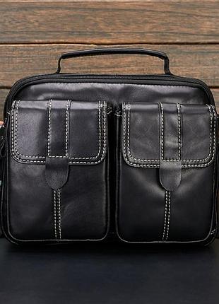Чоловіча сумка месенджер leather collection (5059)