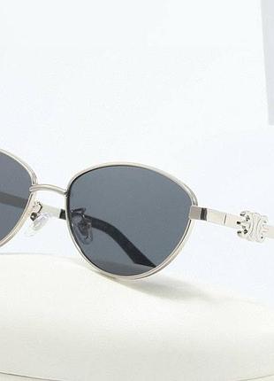 Женские брендовые солнцезащитные очки cl 40246 silver