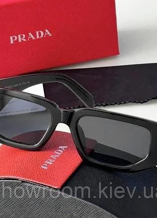 Женские брендовые солнцезащитные очки prada (9782) black