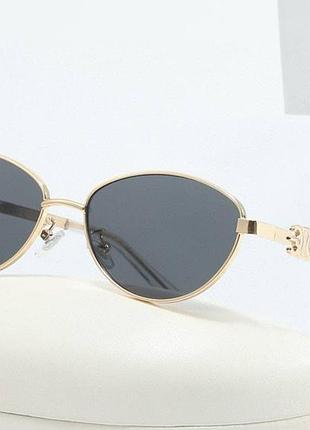 Женские брендовые солнцезащитные очки cl 40246 gold