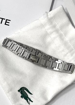 Чоловічий фірмовий браслет lacoste, лакоста (40188)