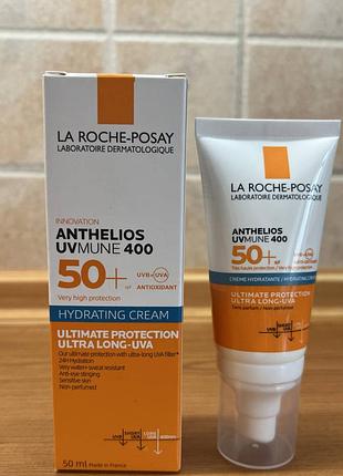 Сонцезахисний крем для обличчя та шкіри навколо очей la roche-posay anthelios anthelios uvmune 400