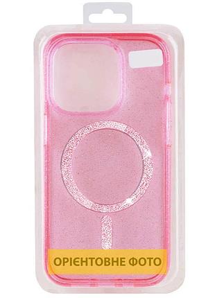 Чохол tpu eclipse sparkle (magfit) для apple iphone 16e (6.1") pink 2