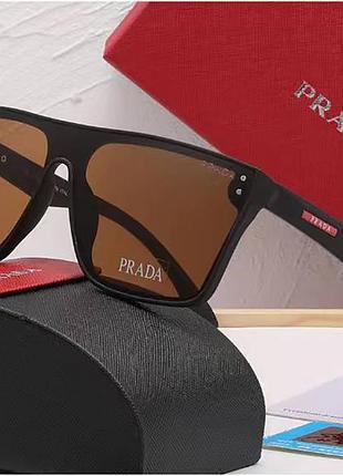 Брендовые очки маска pr 69094 brown